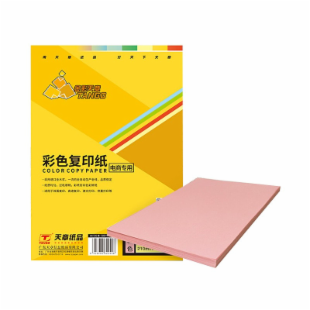 天章（TANGO）金彩天章复印纸 A4 80g 500页/包 5包/箱 粉红
