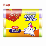 美丽雅 平底型垃圾袋中号45x55cm 90只装 HC048300