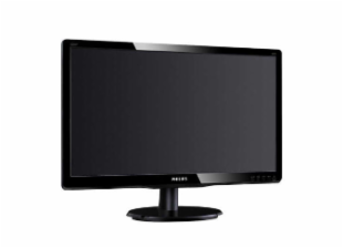 飞利浦（PHILIPS）22英寸 LED宽屏电脑液晶显示器 16:10支持壁挂黑色 220V4LSB 黑色